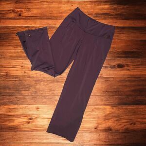 ADIDAS ClimaLite Track Pants Expandable Leg Boot Cut Purple Joggers Sz S NWOT!